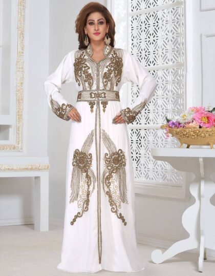 Heavy Wedding Style Whole Sale Moroccan Kaftan