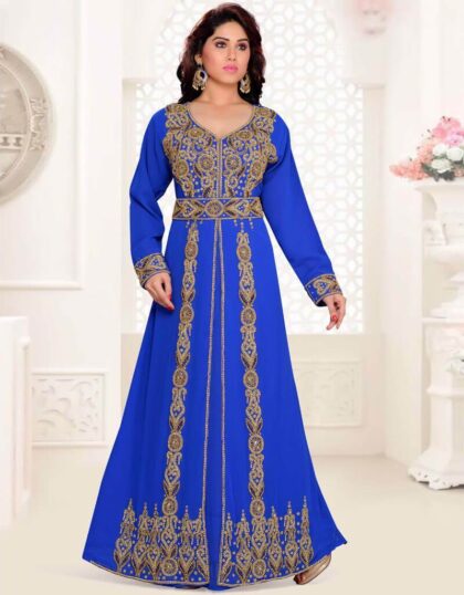 Whole Sale Moroccan Caftan With Golden Work