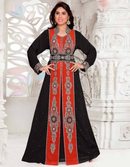 Whole Sale Stand Collar Caftan With Silver Work