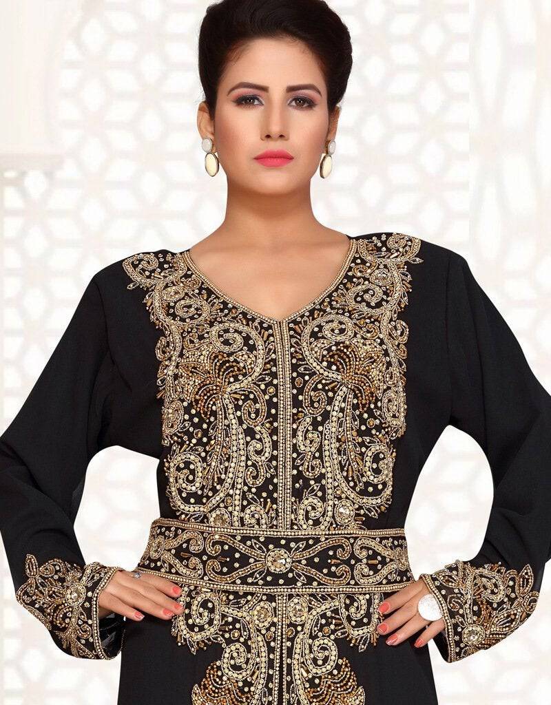 Latest Full Sleeve Whole Sale Moroccan Caftan For Women